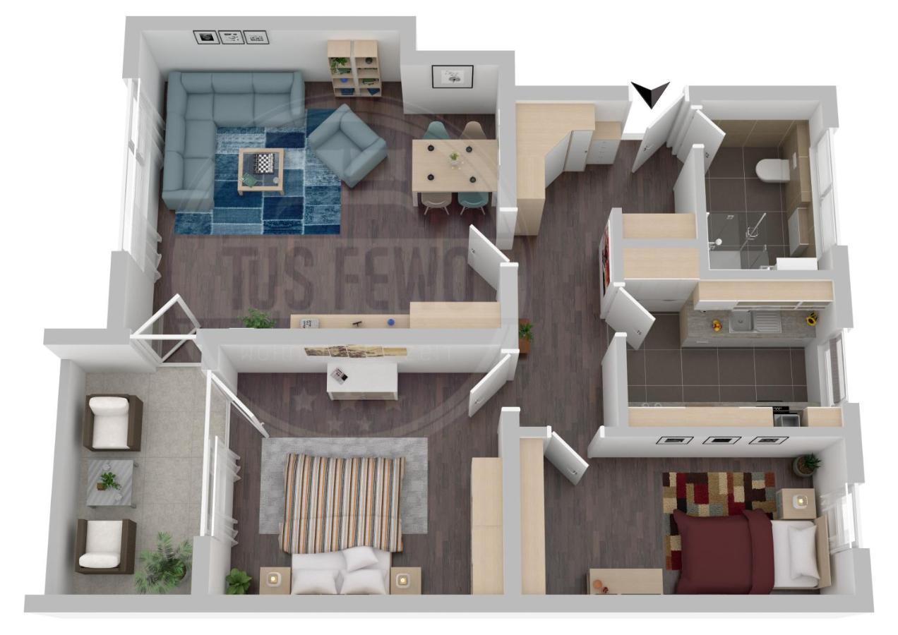 Tus-fewo#01 - 3 Familienwohnung Mit Wlan & Netflix Apartment